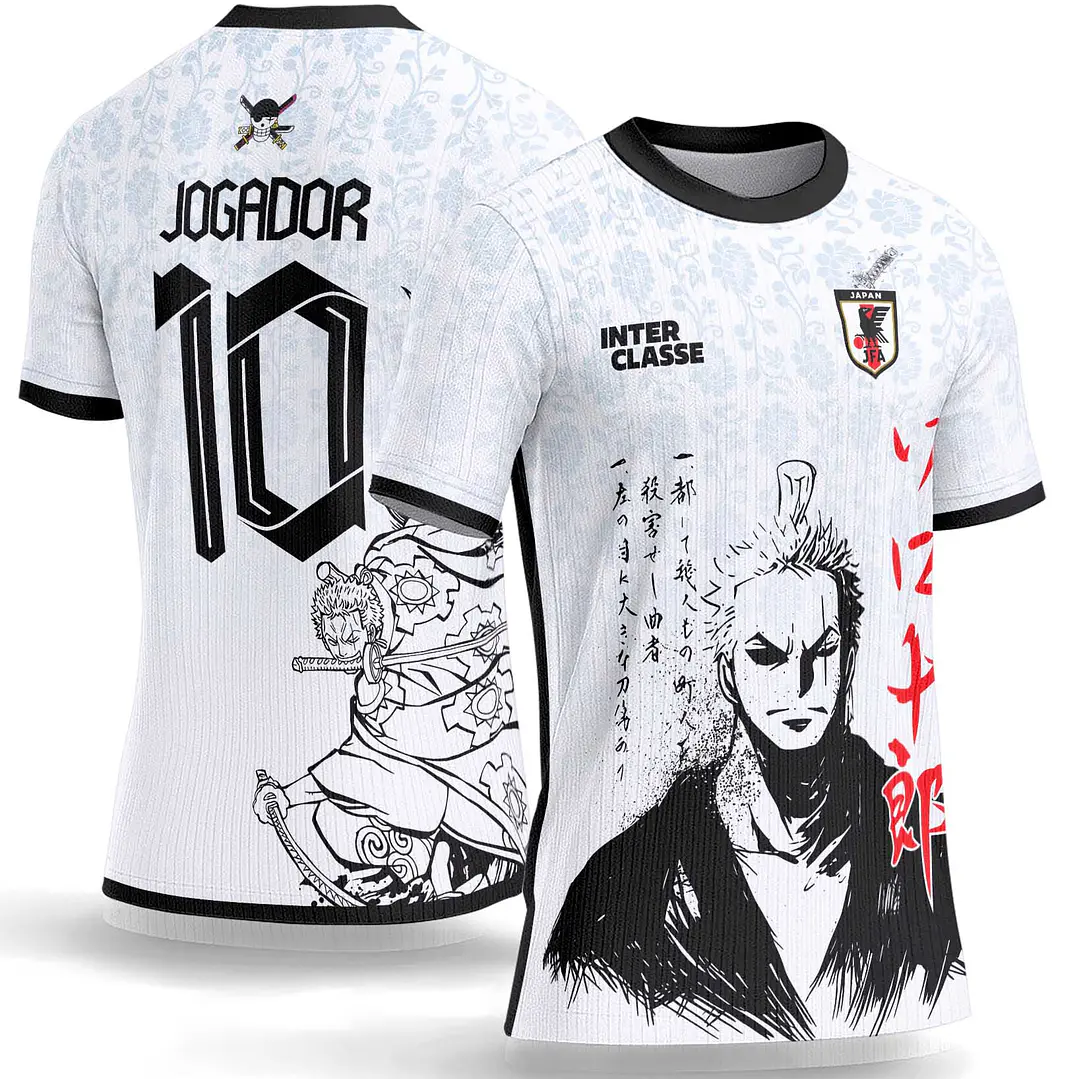 Arte Vetor Camisa Interclasse 1119 One Piece Roronoa Zoro 1