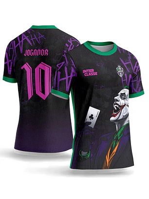 Arte Vetor Camisa Interclasse 1120 DC Comics Coringa