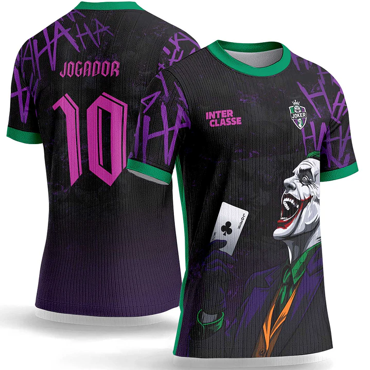 Arte Vetor Camisa Interclasse 1120 DC Comics Coringa 1