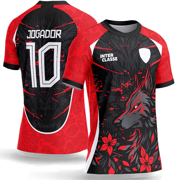 Arte Vetor Camisa Interclasse 1132 Lobo 1