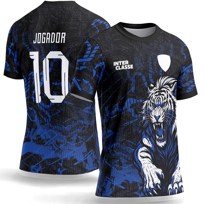 Arte Vetor Camisa Interclasse 1155 Tigre Bengala 1
