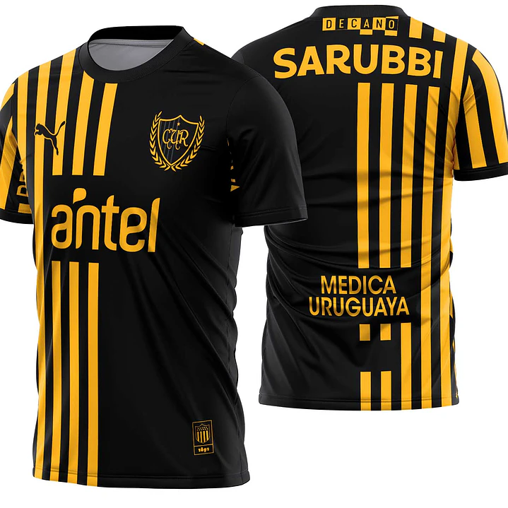 Arte Vetor Camisa CA Peñarol Aniversario 2026 01 1