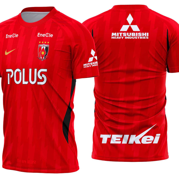 Arte Vetor Camisa Urawa Red Diamonds Home 2026-2027 1