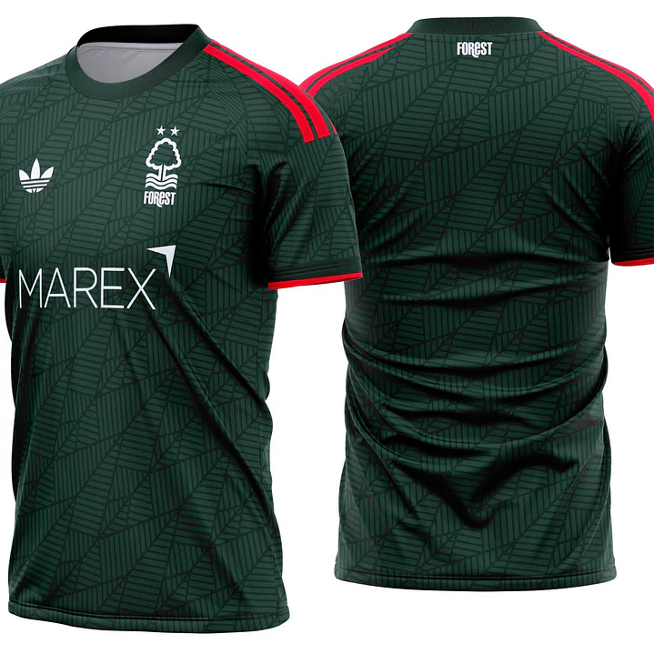Arte vetor camisa Nottingham Forest Away 2026-2027 1