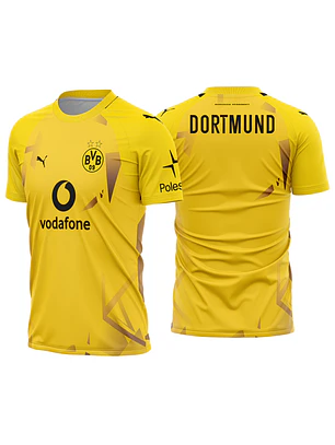 Arte Vetor Camisa Borussia Dortmund Pré-Jogo 2026.2027