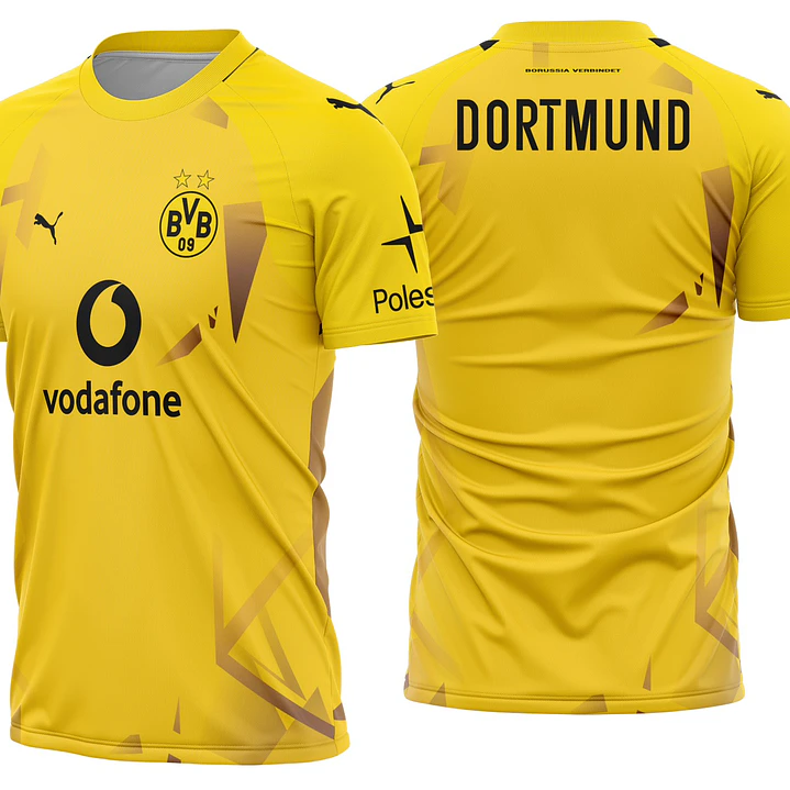 Arte Vetor Camisa Borussia Dortmund Pré-Jogo 2026.2027 1