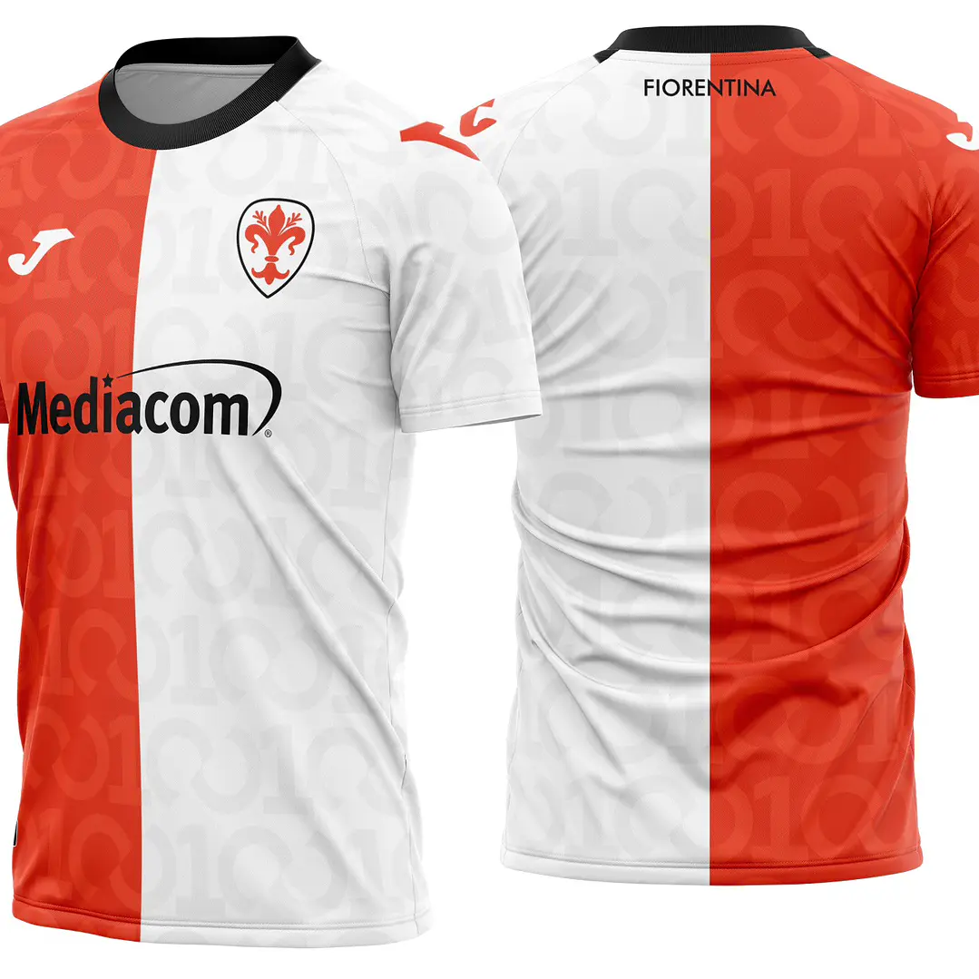 Arte vetor camisa Fiorentina Centenário 2026-2027 1