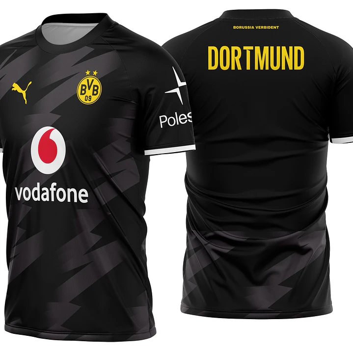 Arte Vetor Camisa Borussia Dortmund Away 2026-2027 1