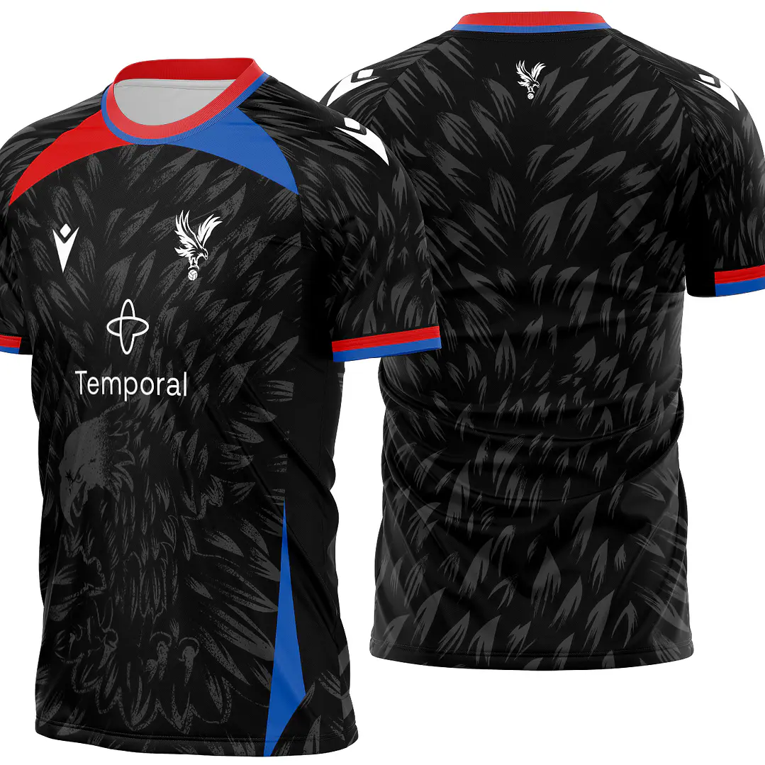 Arte Vetor Camisa Crystal Palace Away 2026-2027 1