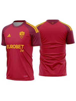 Arte Vetor Camisa As Roma Local 2026-2027