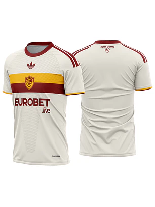 Arte Vetor Camisa As Roma Away 2026-2027