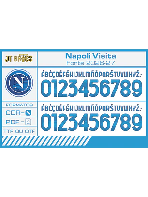 Arte Vetor Camisa Napoli 2026 2027 Away