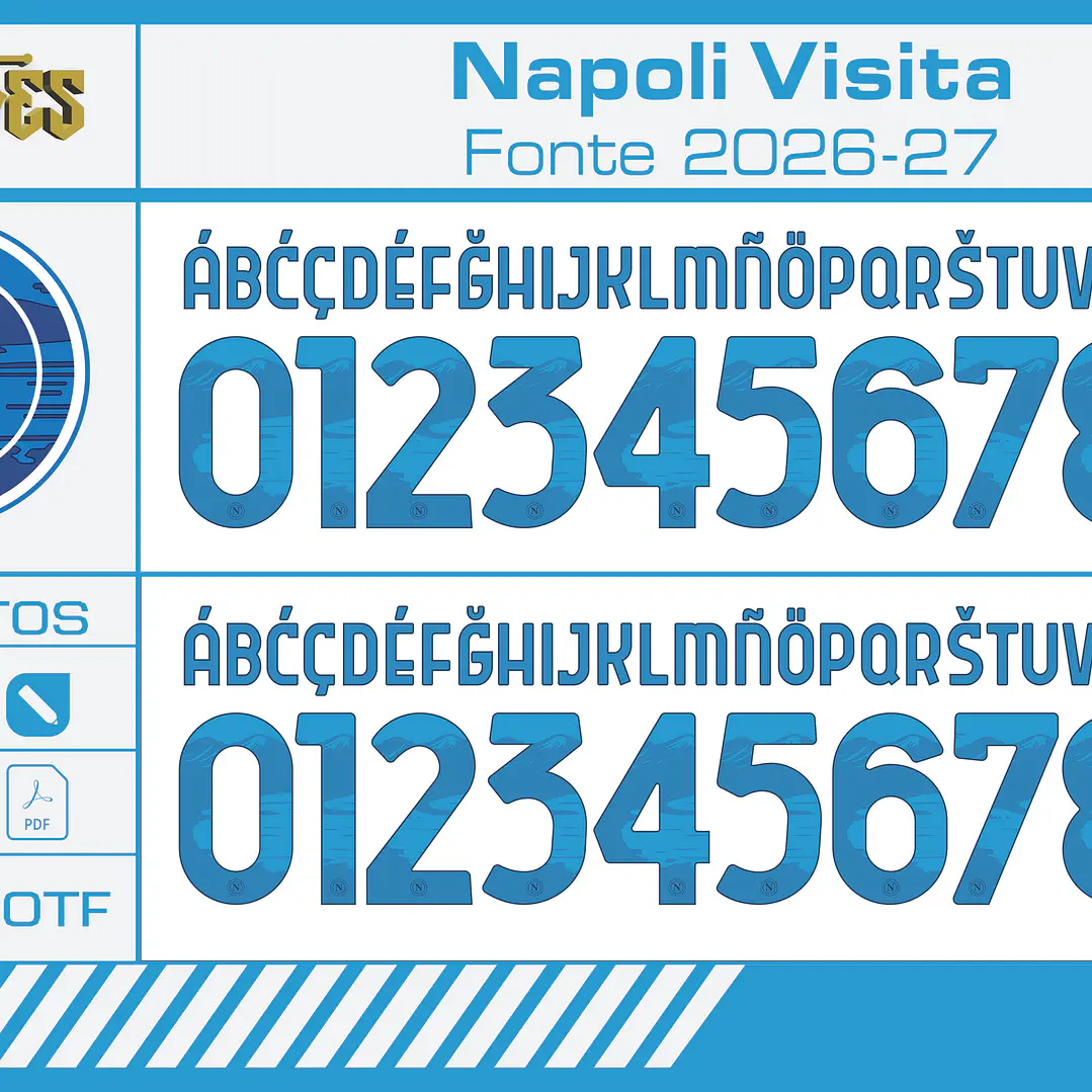 Arte Vetor Camisa Napoli 2026 2027 Away 1