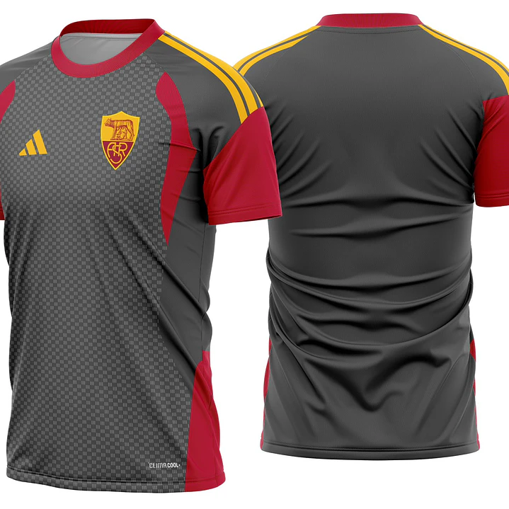 Arte Vetor Camisa As Roma Treino 2026-2027 1