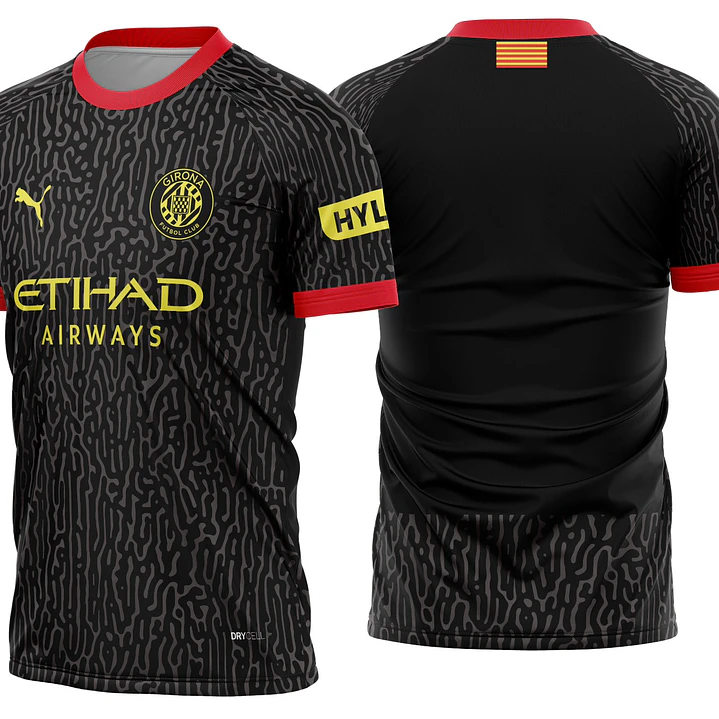 Arte Vetor Camisa Girona FC Away 2026-2027 1