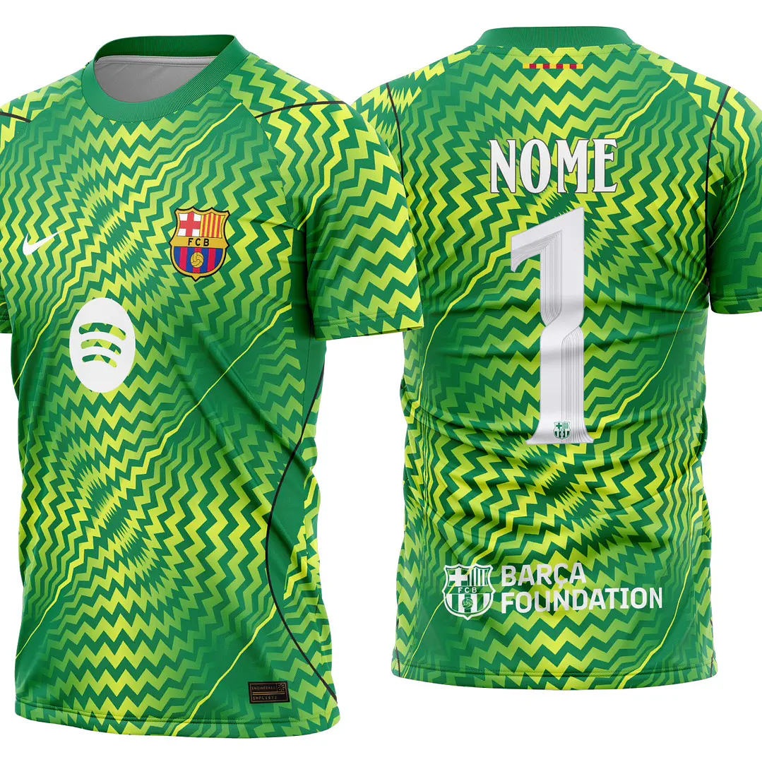 Arte Vetor Camisa Barcelona Goleiro GK 1 2026-27 1