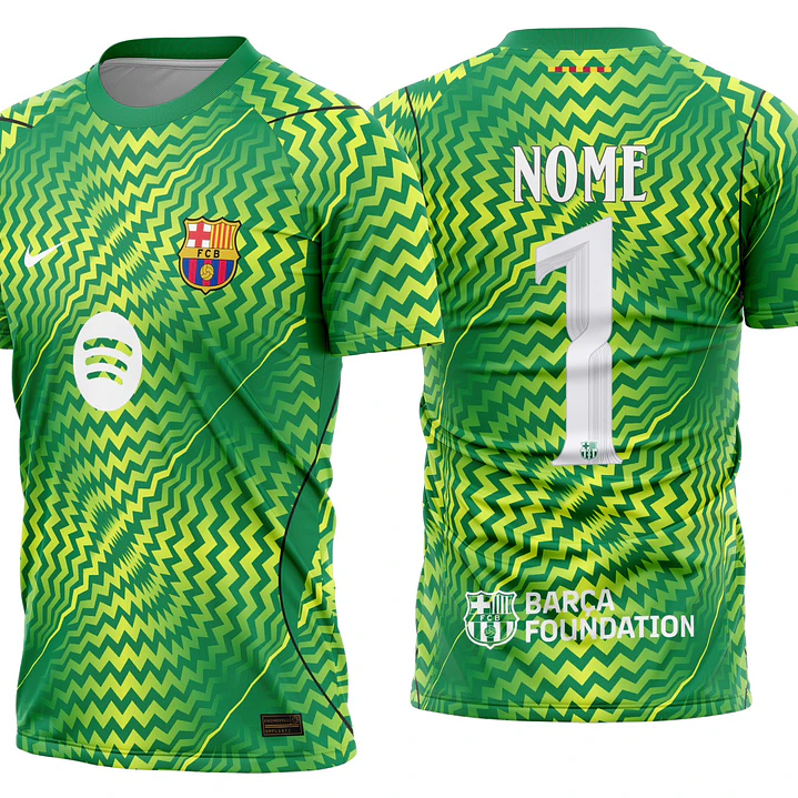 Arte Vetor Camisa Barcelona Goleiro GK 1 2026-27 1