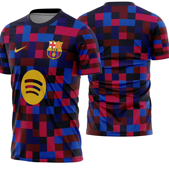Arte Vetor Camisa Barcelona Pre-jogo 2026-2027 1