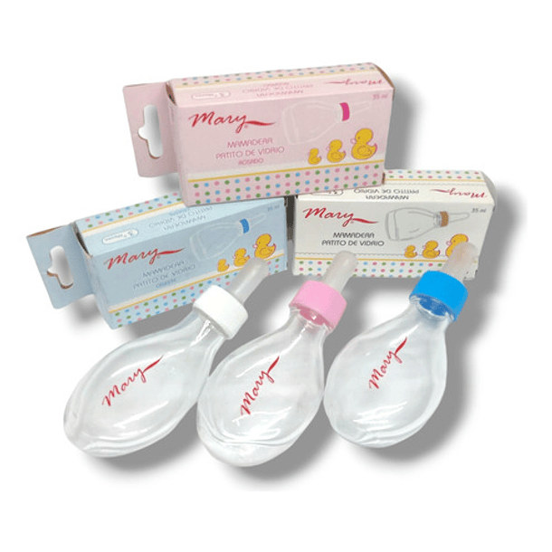 Patito Mamadera Vidrio 35 Ml Marca Mary 9