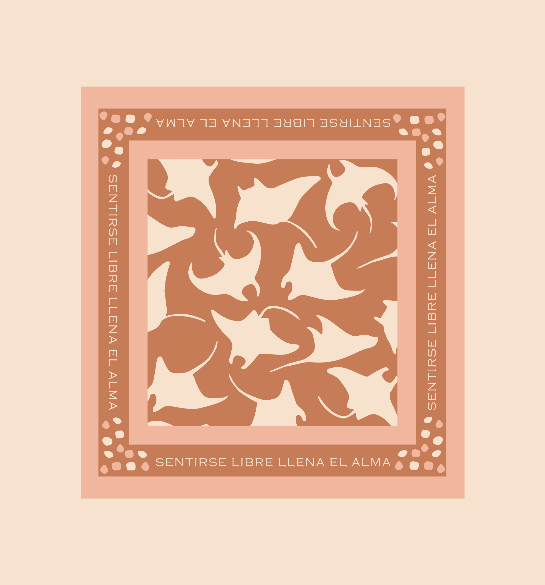 Pañuelo danza de las mantarrayas 3