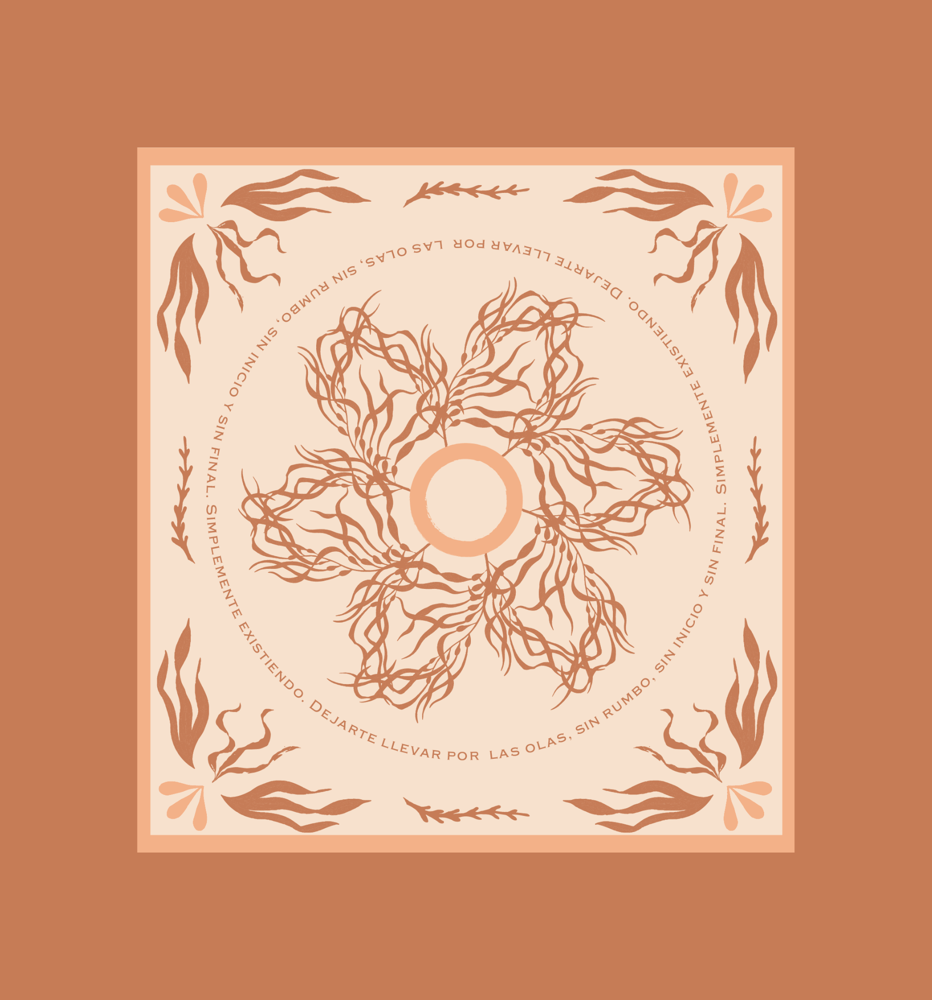 Pañuelo danza del Huiro flotador 2