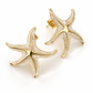 Aros estrella de mar oro y nacar - Miniatura 1