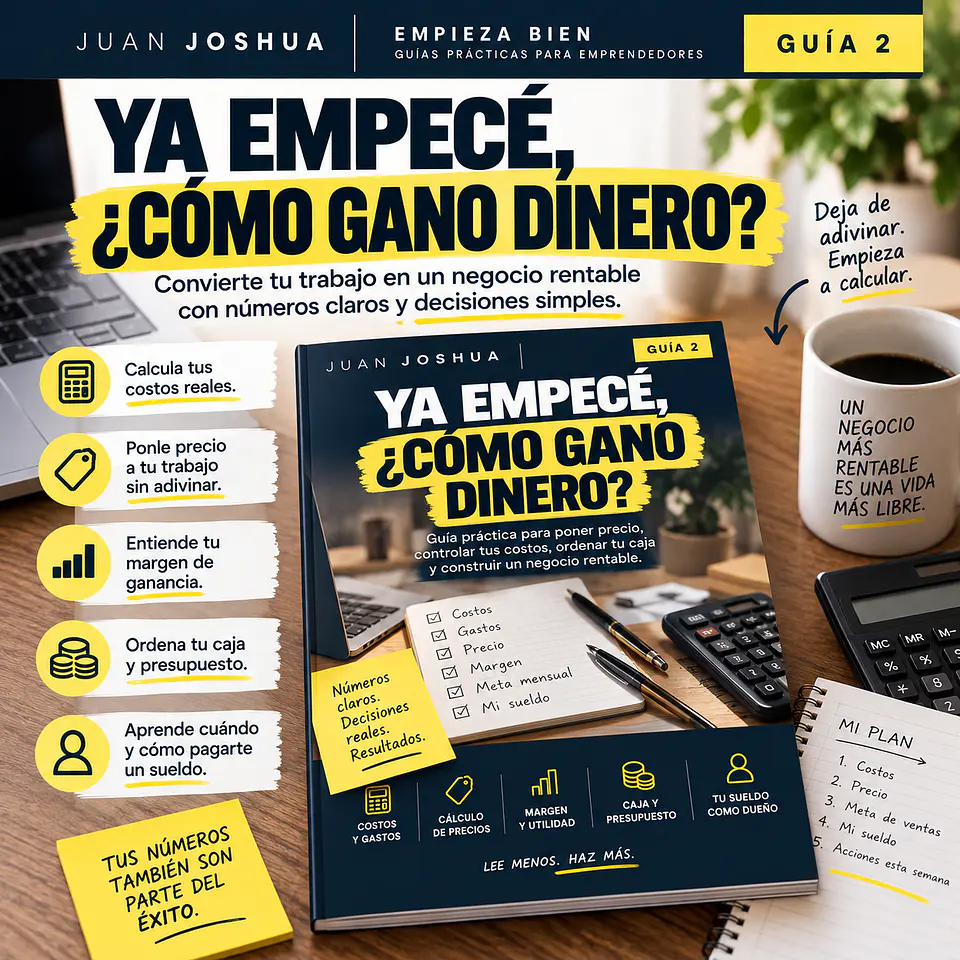 Ya empecé, ¿cómo gano dinero? 1