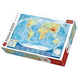 Gran mapa físico - 4000 piezas