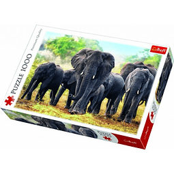 Elefantes africanos - 1000 piezas
