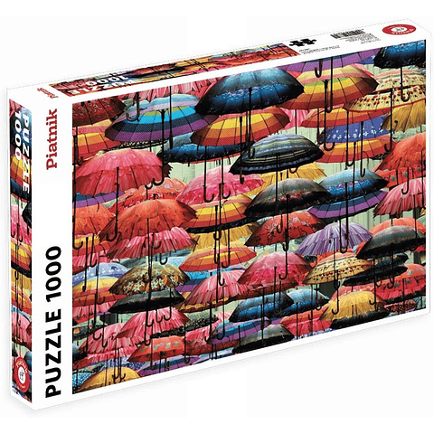 Paraguas Coloridos - 1000 piezas