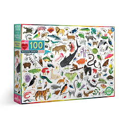 Mundo Maravilloso de Animales - 100 piezas
