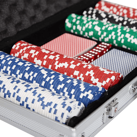 Maletín de Poker (300 fichas + 2 barajas)
