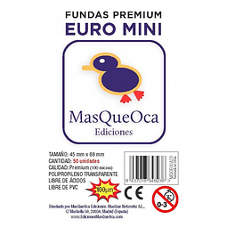 Protectores Euro Mini Masqueoca (50 Uds) 45x68 mm