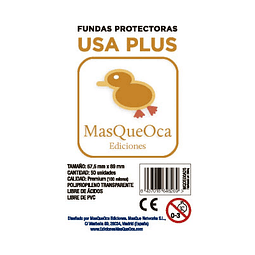 Protectores USA Plus Masqueoca (50 unidades) 57,5x89 mm