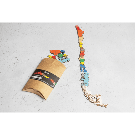 Mapa de Madera de Chile