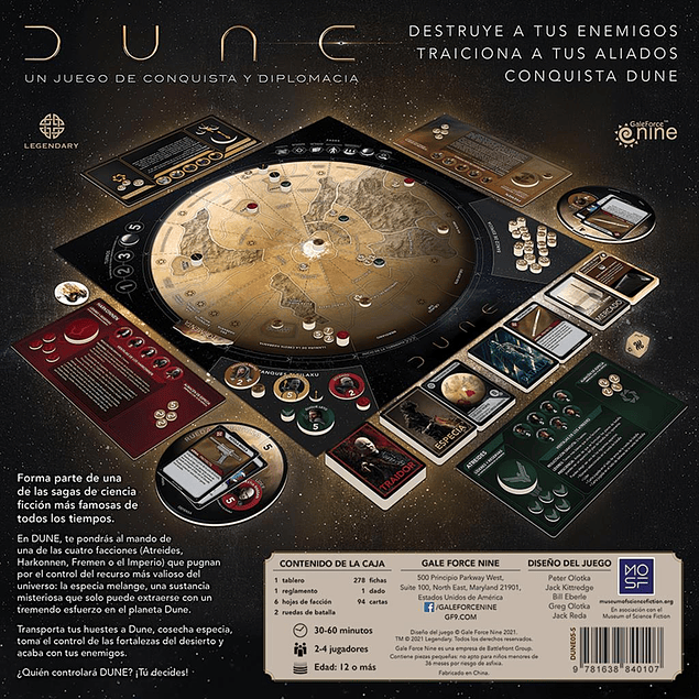 Dune: Un juego de conquista y diplomacia