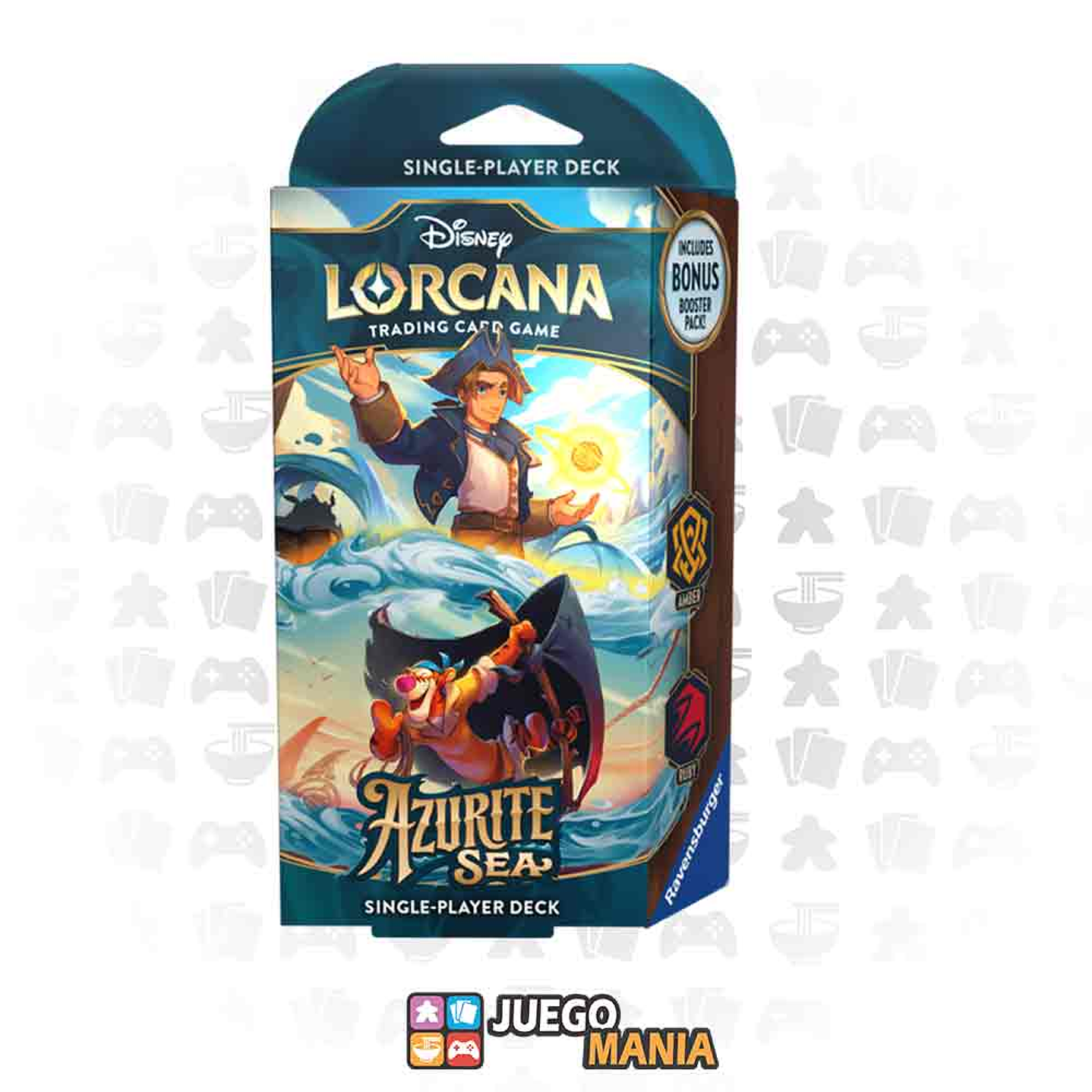 Lorcana Azurite Sea Single-Player Deck / Amber & Ruby