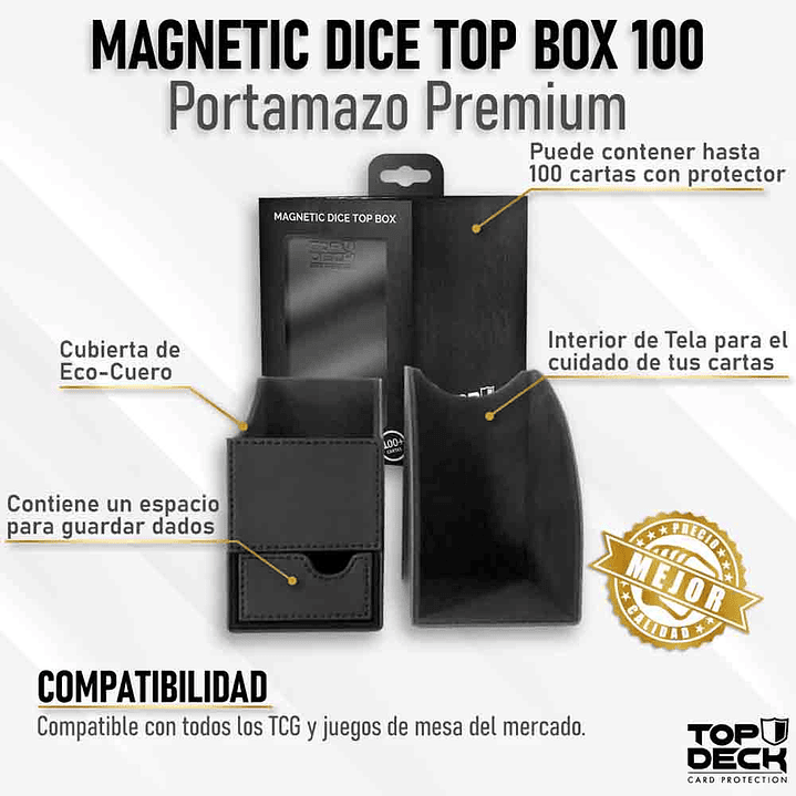 Portamazo Premium Magnetic +100 Negro