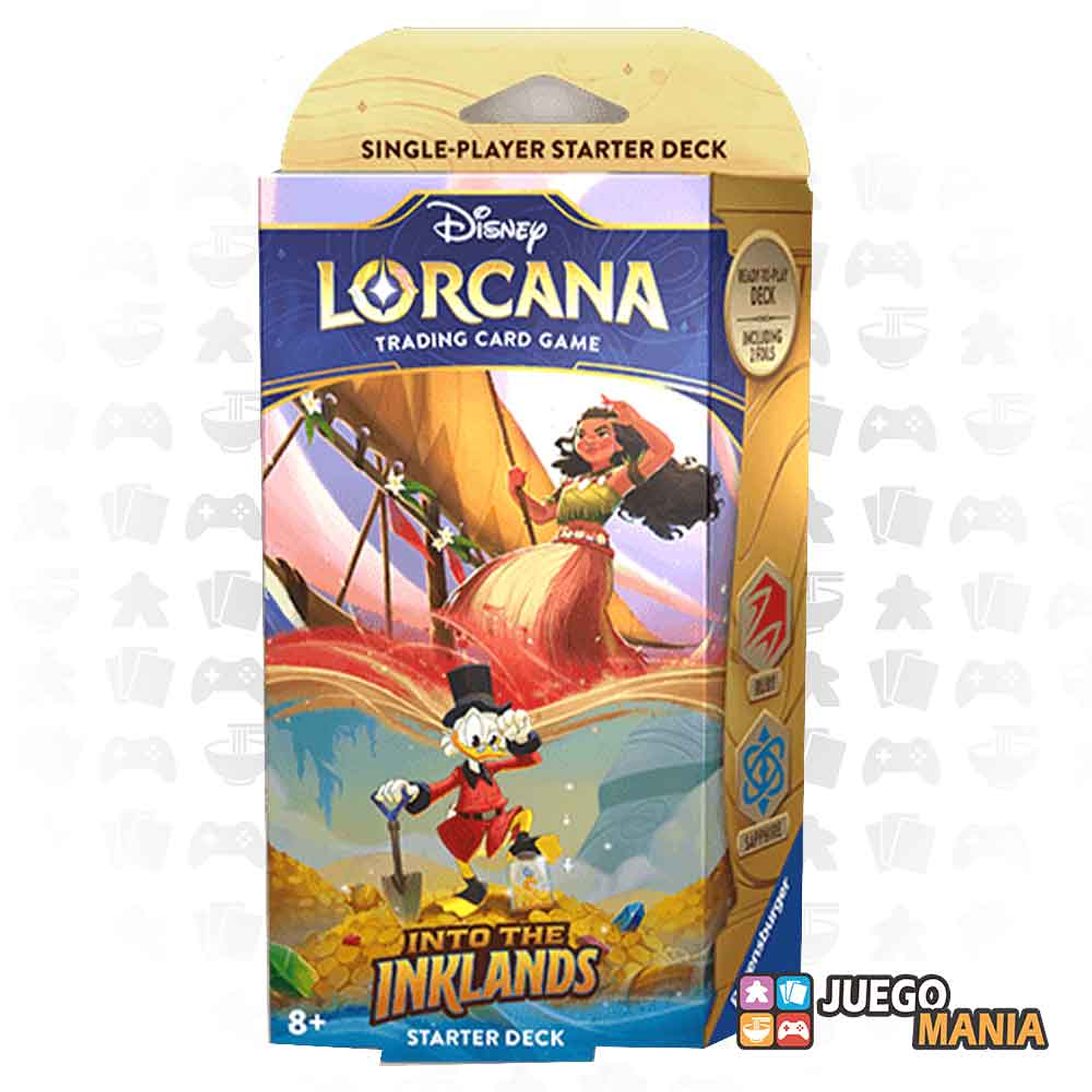Lorcana Into The Inklands Single-Player Deck / Ruby & Sapphire