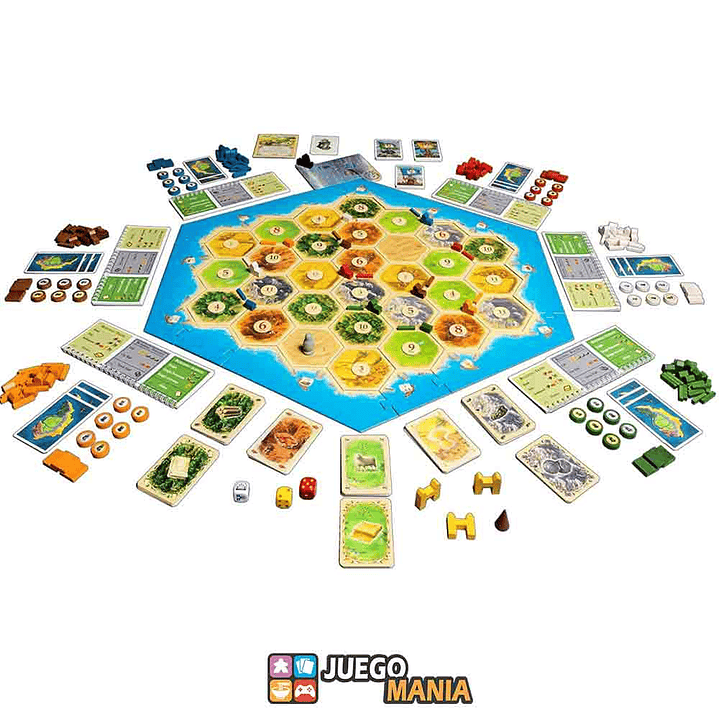 Catan Expansion - Mercaderes y Barbaros de Catan 2