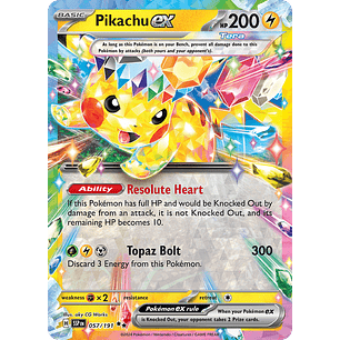 Pikachu ex SSP 057/191