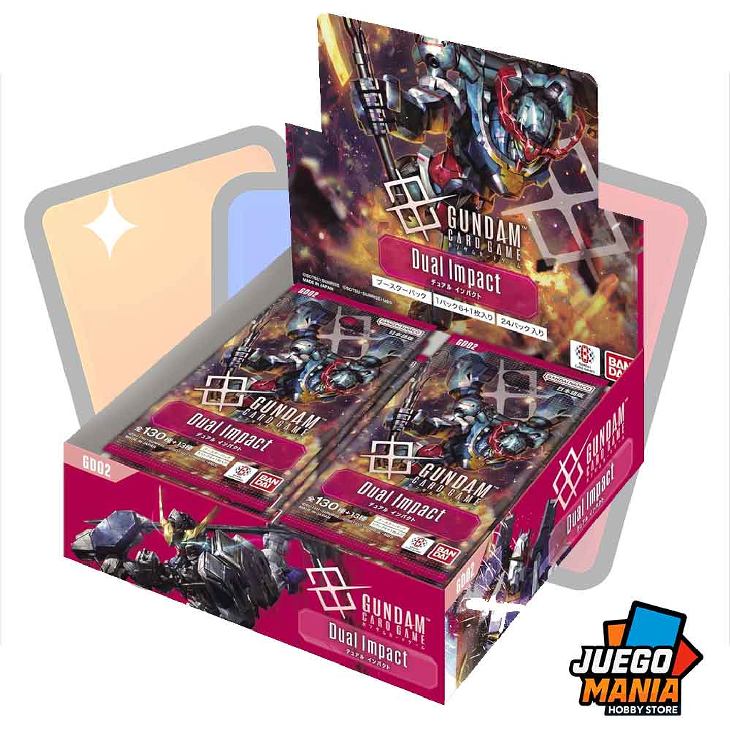 Gundam Card Game: Dual Impact GD02  Booster Display