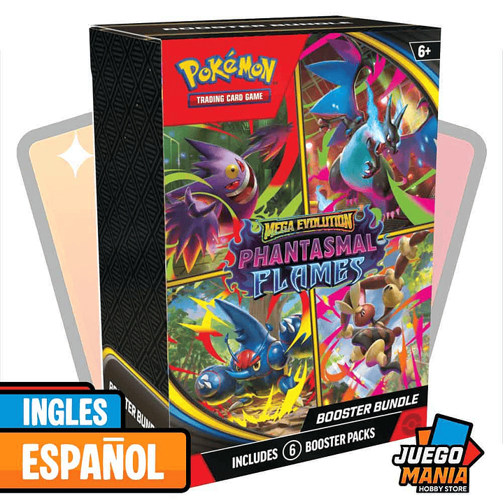 Pokemon Tcg - Phantasmal Flames - Booster Bundle