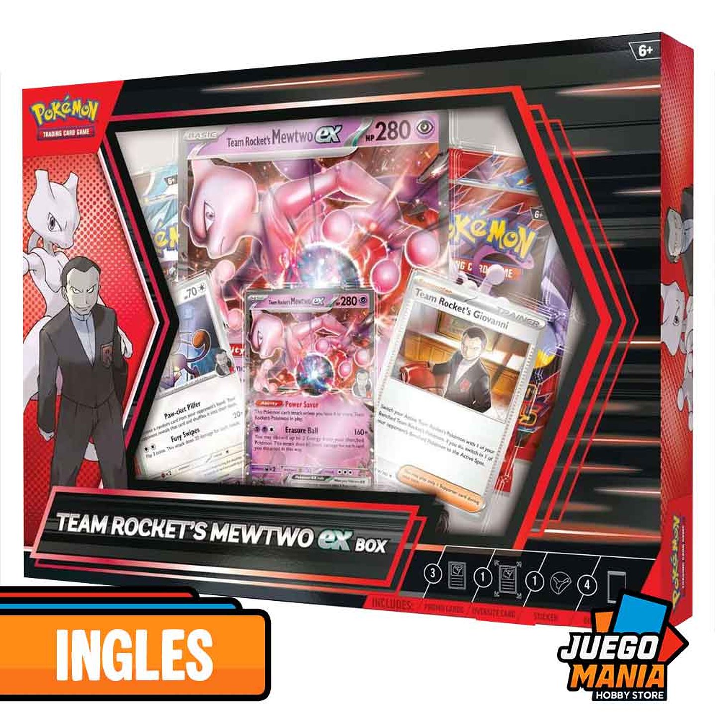 Team Rocket's Mewtwo ex Box