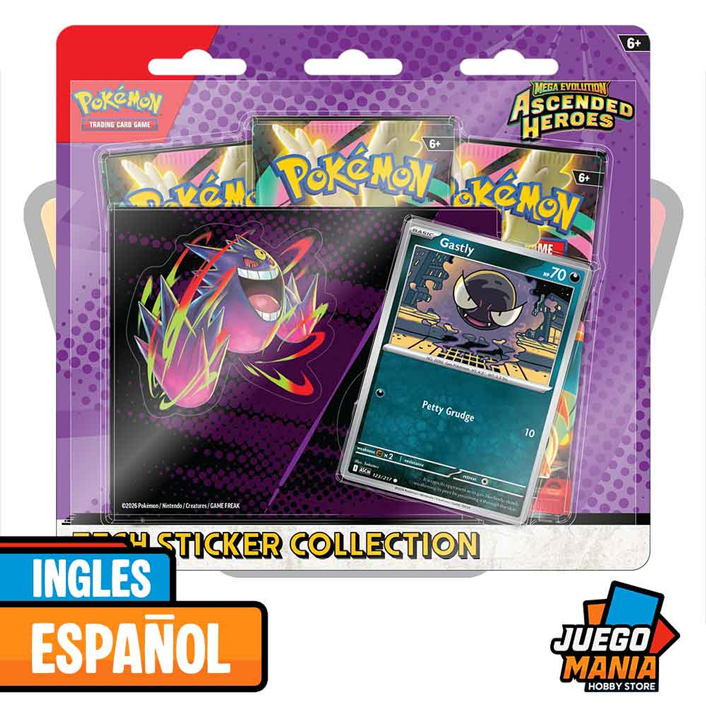 Ascended Heroes - Tech Sticker Collection | Gastly