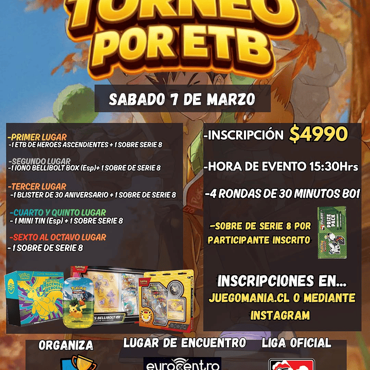 TORNEO X ELITE TRAINER BOX - Sábado 07 MARZO 2