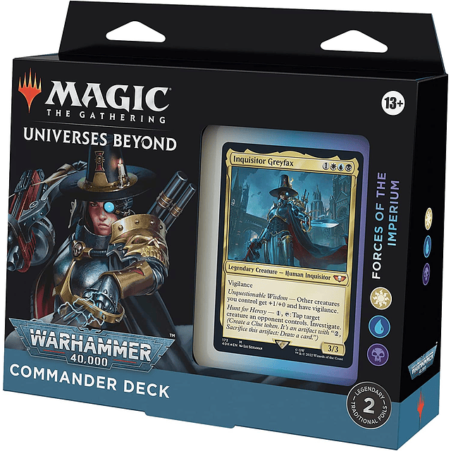 Magic: The Gathering Universes Beyond: Warhammer 40,000 Commander Deck - Forces of the Imperium (Inglés)