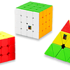 Basa Box Moyu: Cubo 3x3 + Cubo 4x4 + Pyraminx
