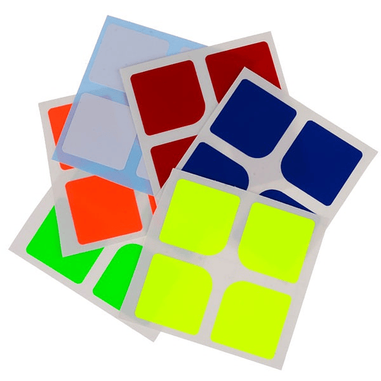 Set de stickers para Cubos 2x2