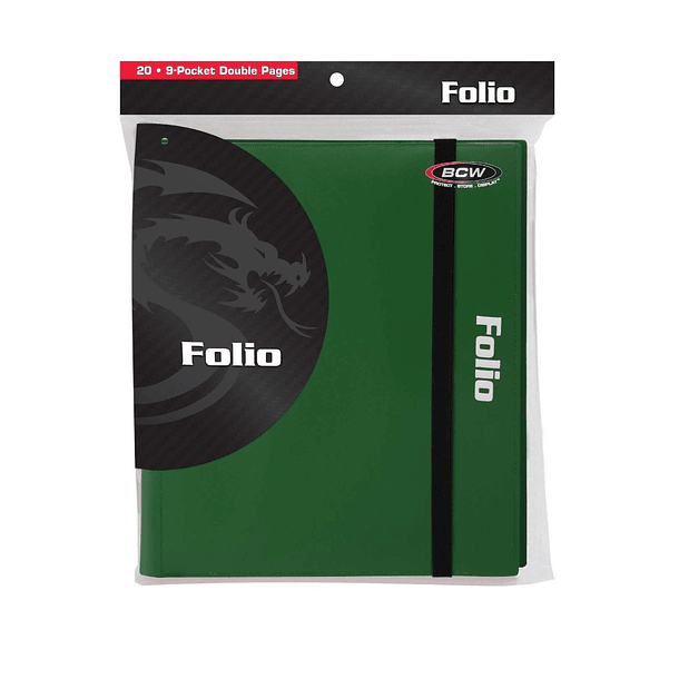 Pro-Folio 9-Pocket Green  1